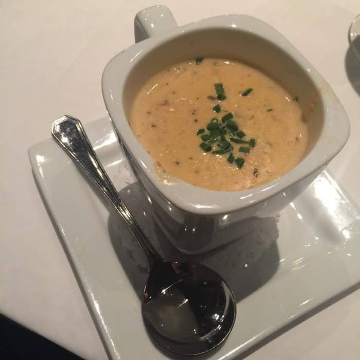The Seafood Bisque from City Square Steakhouse in Wooster, OH