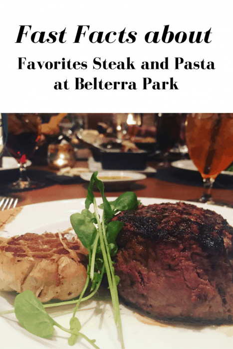 Fast Facts about Favorites Steak Pasta at Belterra Park 2