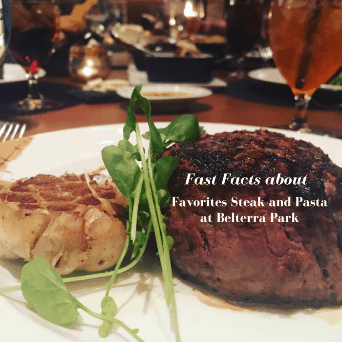 Fast Facts about Favorites Steak and Pasta at Belterra Park