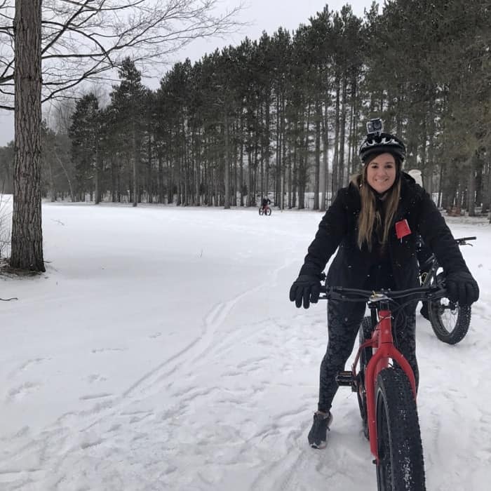 Fat Tire biking in the snow 4