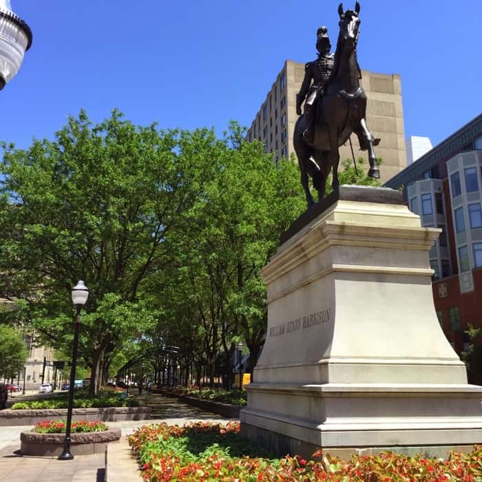 William Henry Harrison Statue