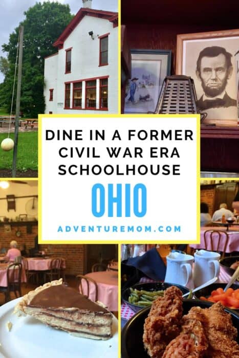 dine in a former schoolhouse in Ohio