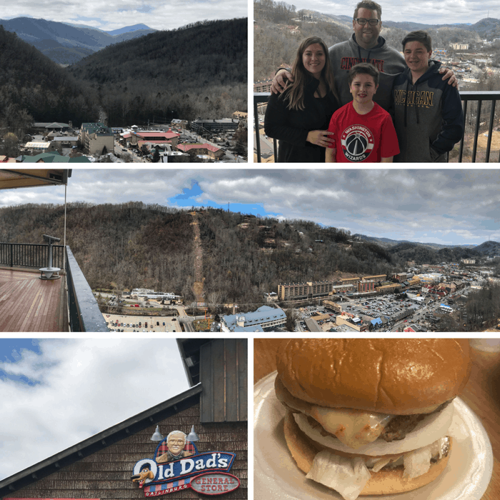 Gatlinburg Space Needle Observation Deck & Lunch at Old Dad's General Store