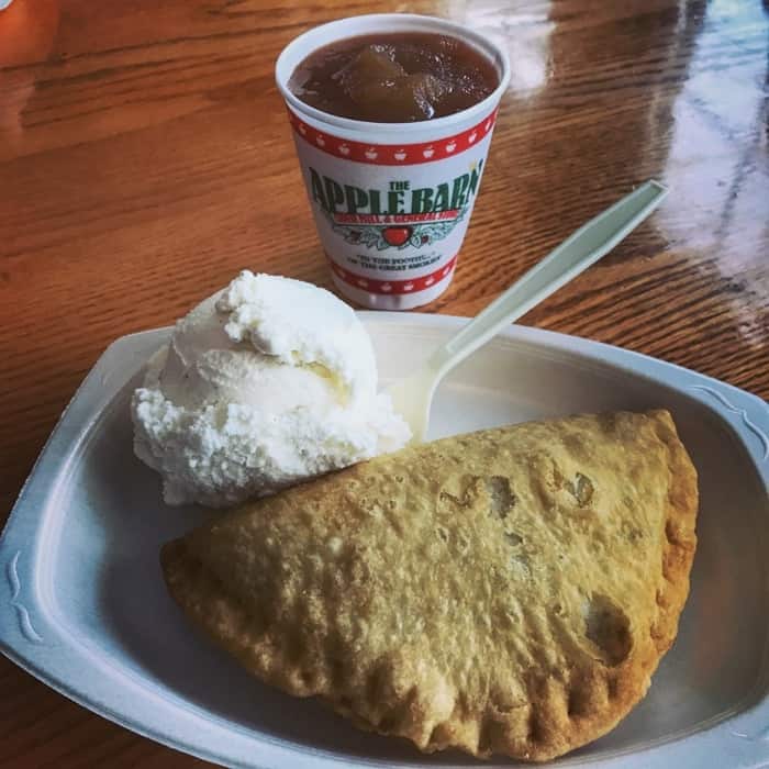The Apple Barn Cider Mill & General Store Fried Pie & Apple Cider Freeze
