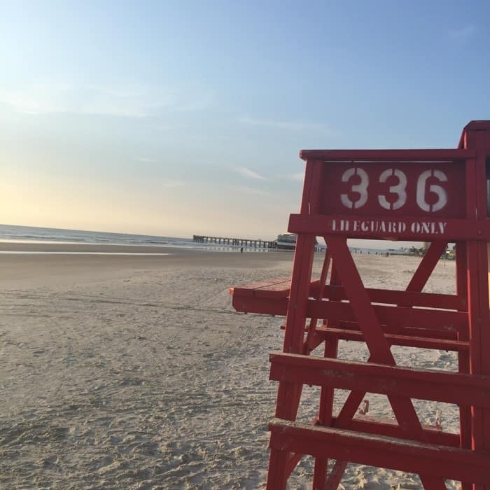 daytona beach lifeguard chair