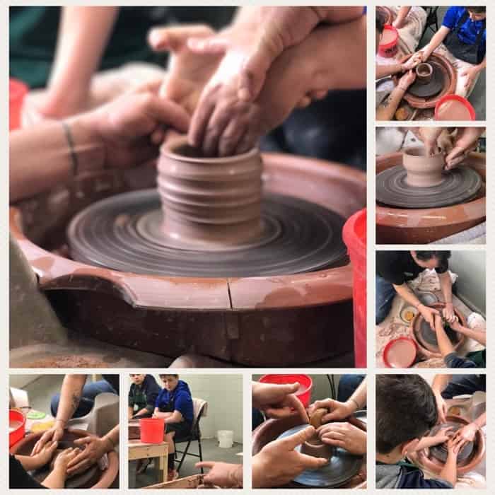 Clay Throwing at Fowler's Clayworks (Gatlinburg- Great Smoky Mountains Arts and Crafts Community)