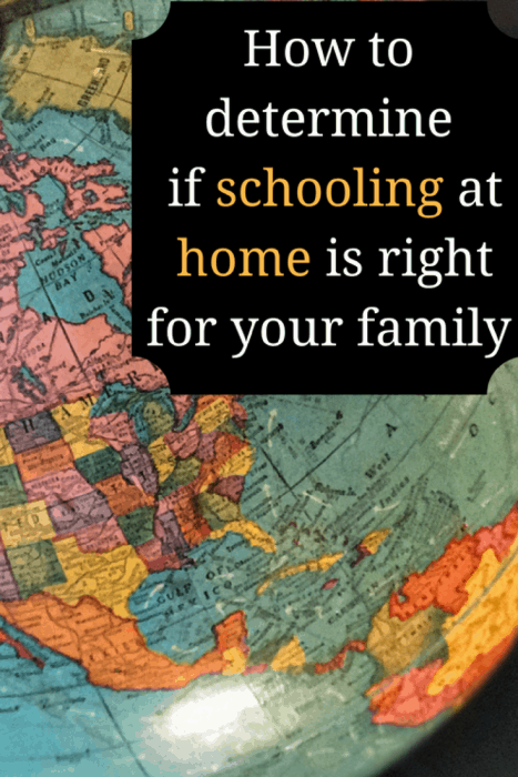 How to determine if schooling at home is right for your family