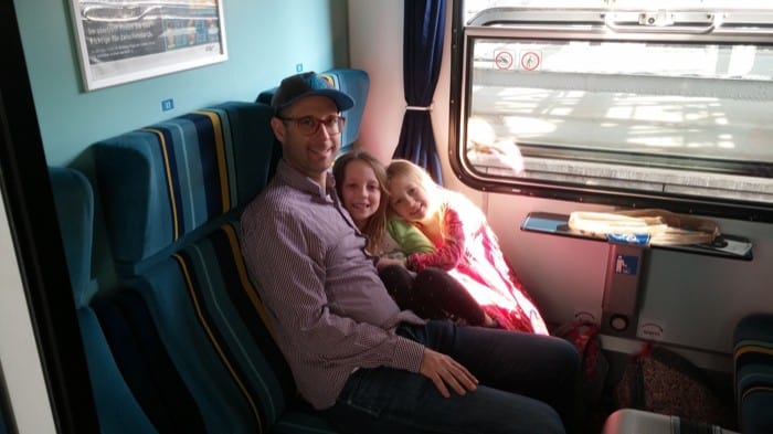 Eurorail virgins I had been before but my husband and kids had not. This was when we boarded in Prague