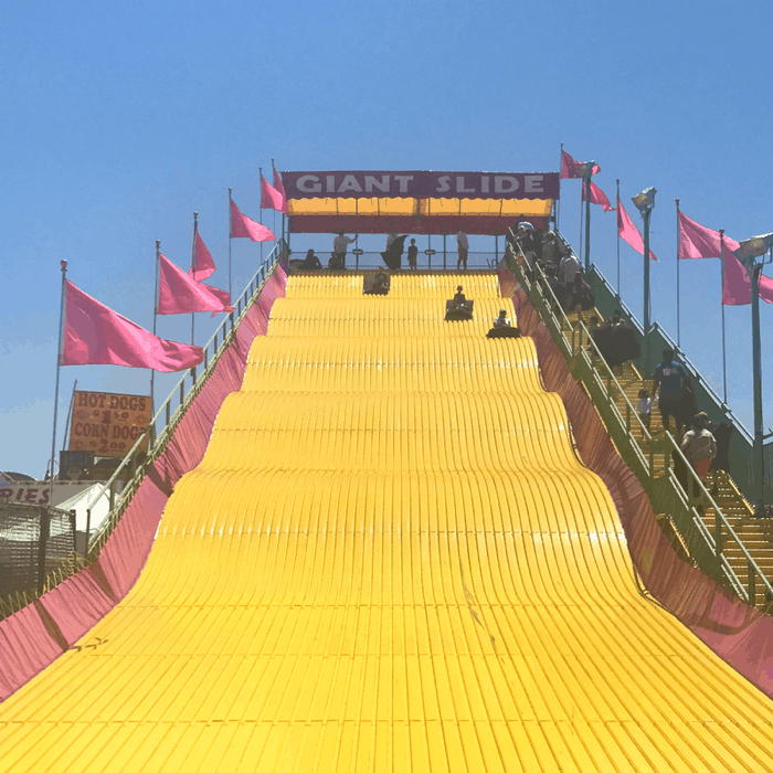 Giant slide at the Ohio State Fair 1