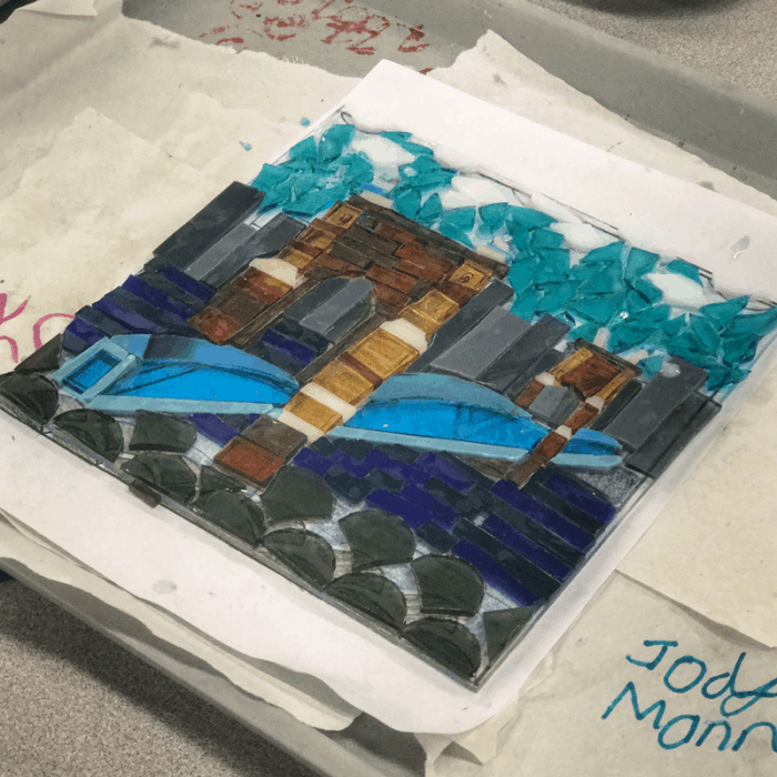 Roebling Bridge Mosaic Inside Out Studio