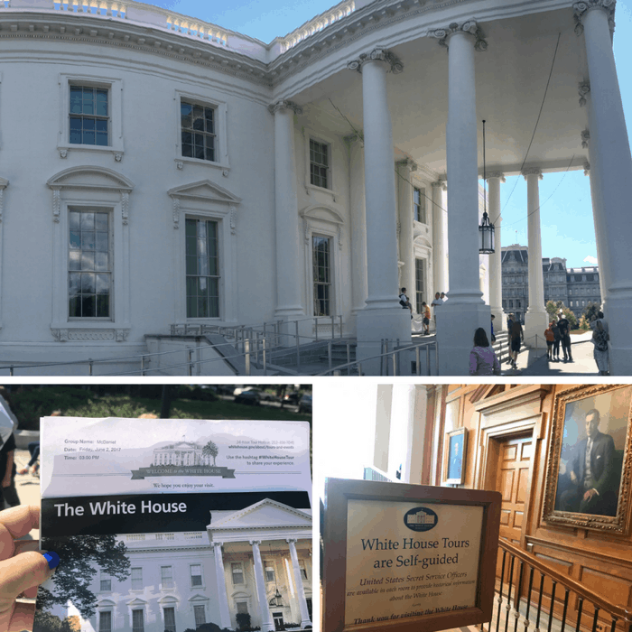 The White House Tour in Washington DC
