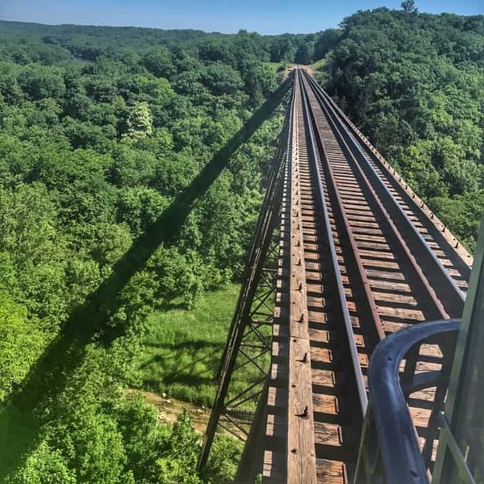bridge for Boone and Scenic Valley Railroad in Iowa