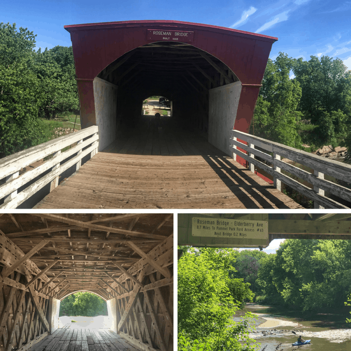 Roseman Covered Bridge in Iowa