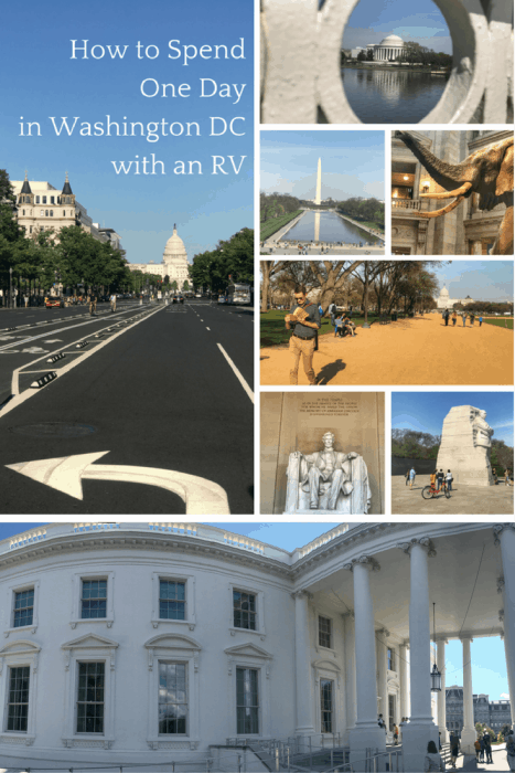 How to Spend One Day in Washington DC with an RV