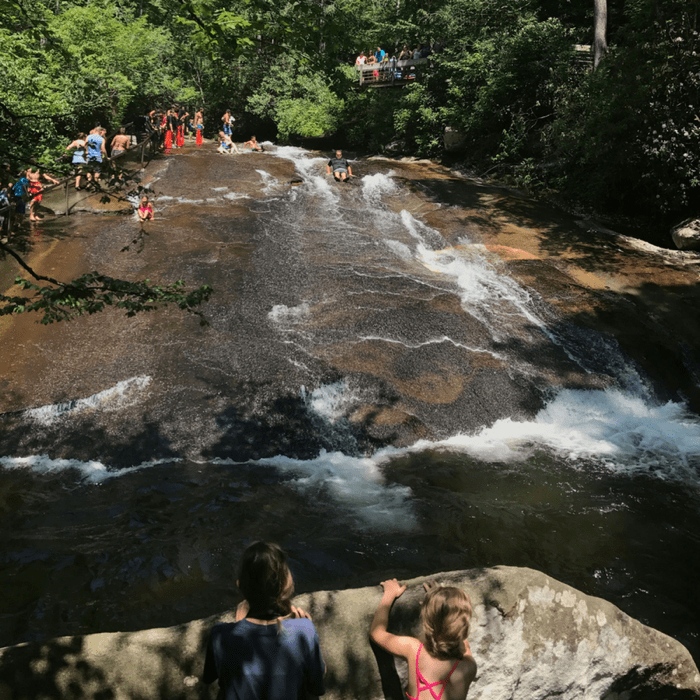 Sliding Rock Natural Waterslide in North Carolina