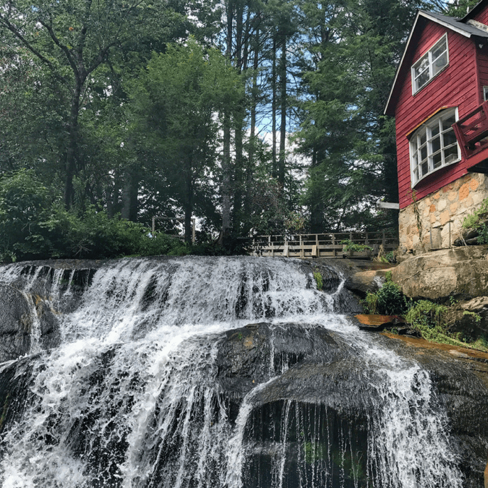 waterfall at Living Waters Ministry 