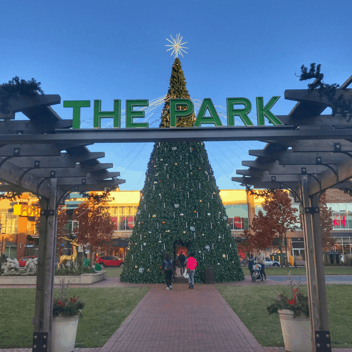 Christmas Tree at the Park at Liberty Center