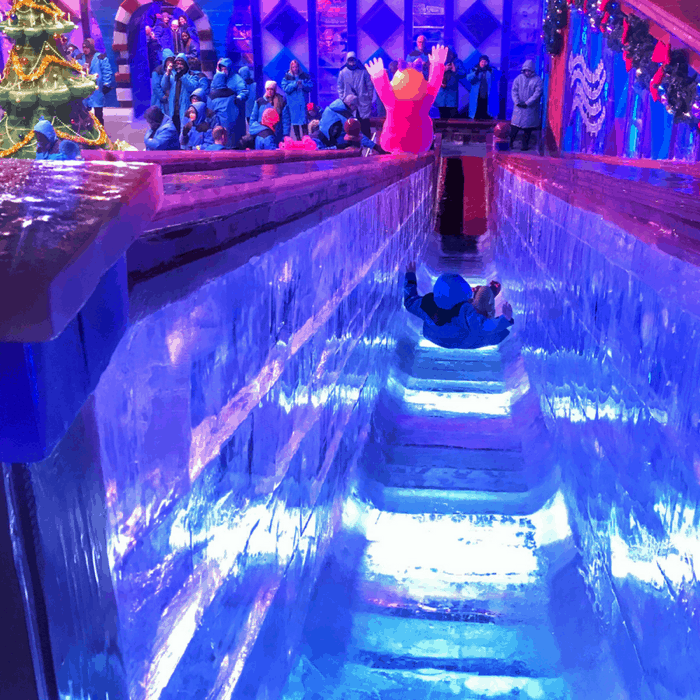 Ice slide at the Gaylord