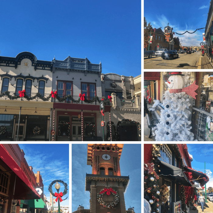 holiday charm downtown Grapevine