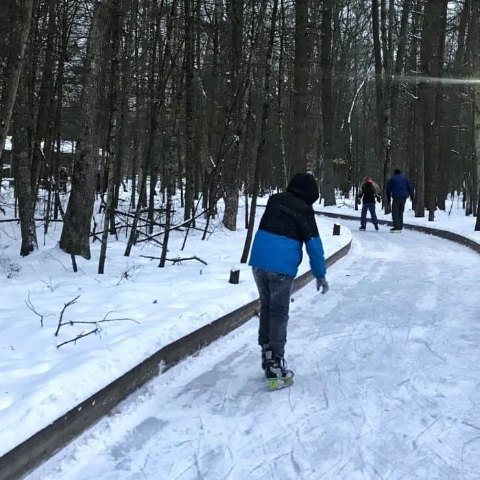 An Ice Skating Trail in the Woods That You Need to Visit