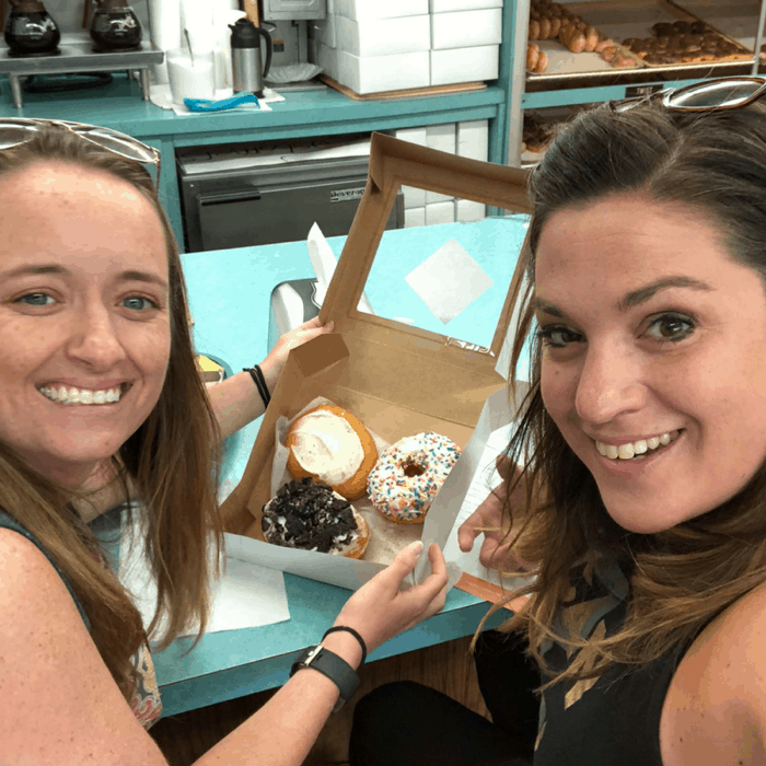 friends on the Donut Trail