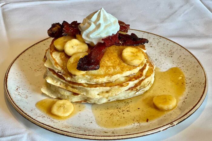  Bananas foster pancakes at The Chart House at Golden Nugget