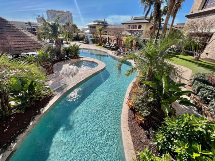 pool at L'Auberge Casino Resort