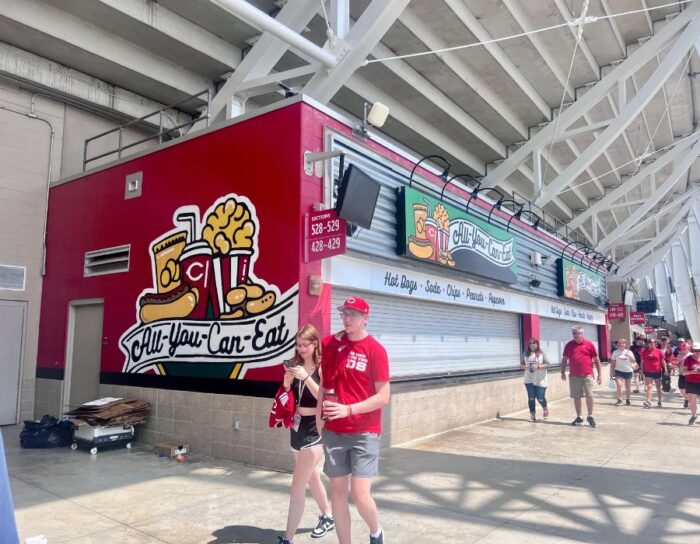 All You Can Eat Concession at Great American Ballpark home of the Cincinnati Reds