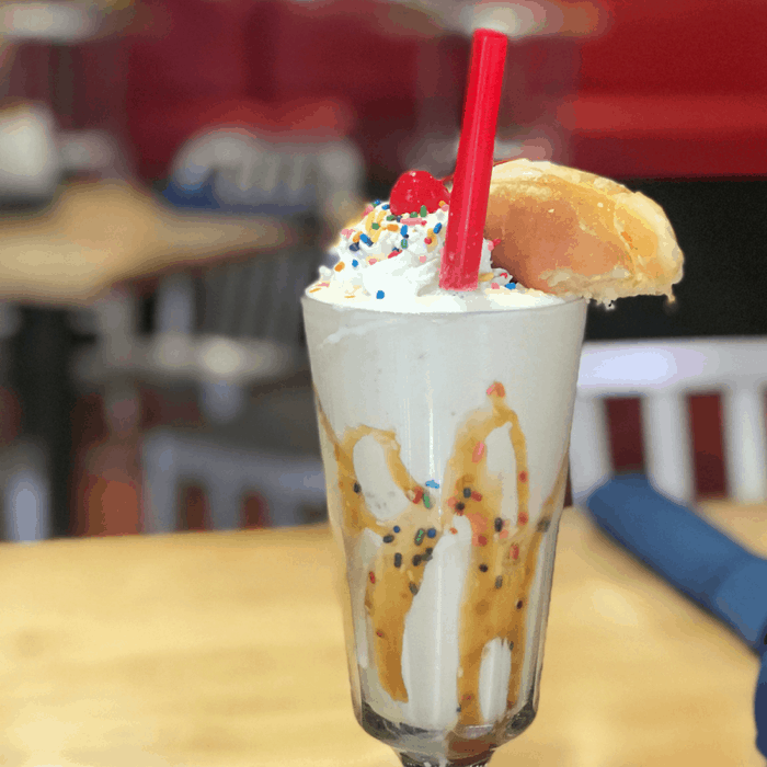 Milkshake at Biscuits to Burgers