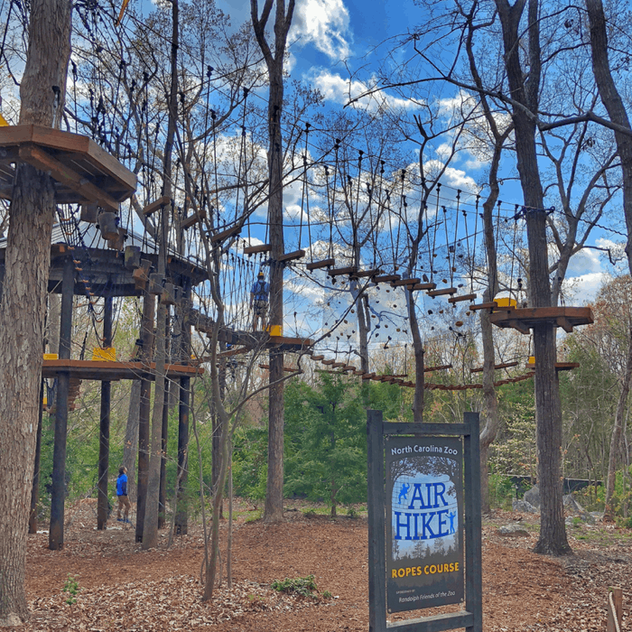 Air Hike at NC Zoo