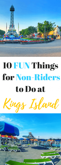 10 Fun things for non riders to do at Kings Island Amusement Park in Cincinnati