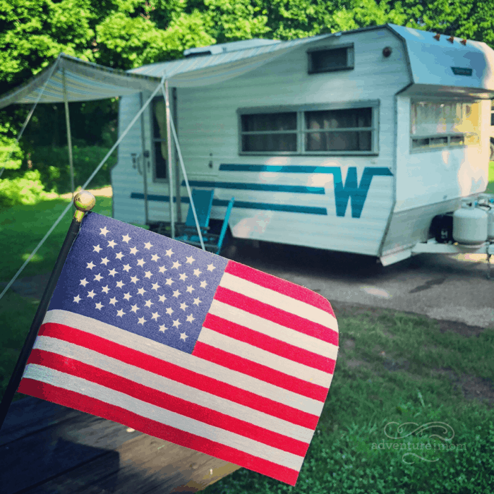  vintage Winnebago rental from Route Fifty Campers 