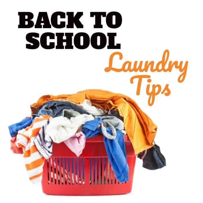 Back to School Laundry Tips