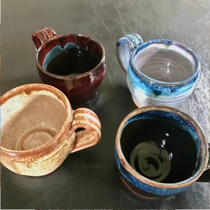 pottery mugs made at Fowler Clayworks 
