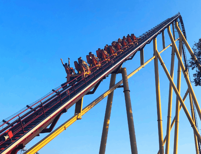 diamondback roller coaster at Kings Island