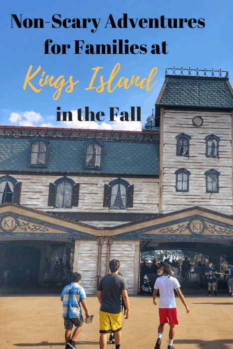 Non scary adventures for families at Kings Island in the Fall