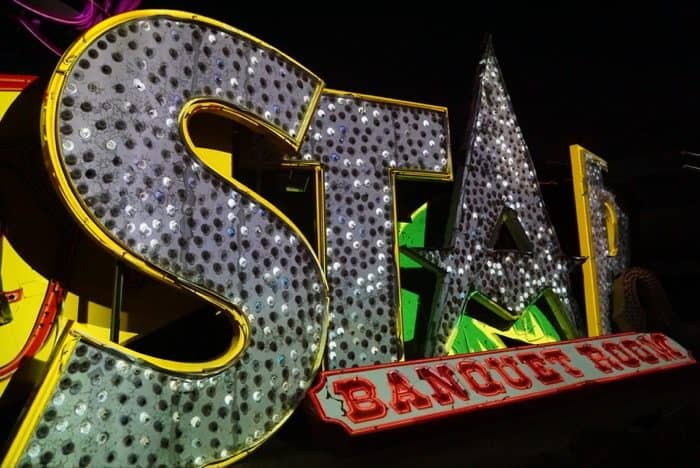 Star Neon Sign at the Neon Museum in Las Vegas