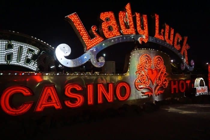 casino neon sign Las Vegas