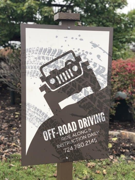 Off Road Driving sign