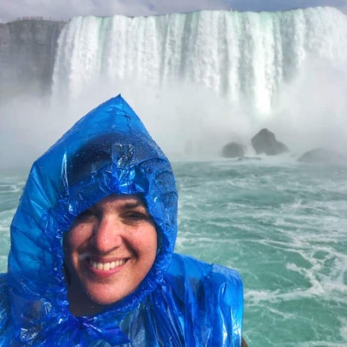 selfie at Niagara Falls