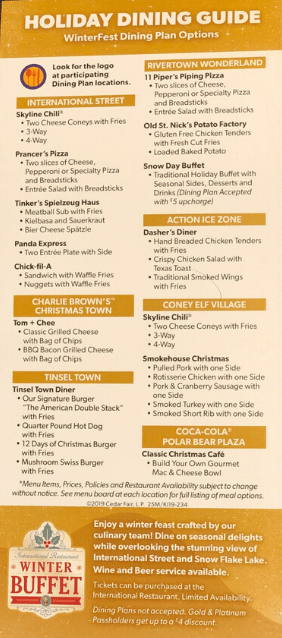 Holiday Dining Guide at Kings Island WinterFest e1574806031228