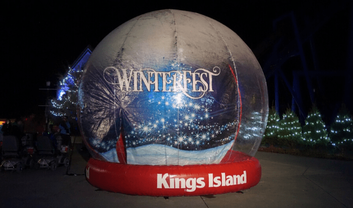 Kings Island WinterFest Snow Globe e1574810422741