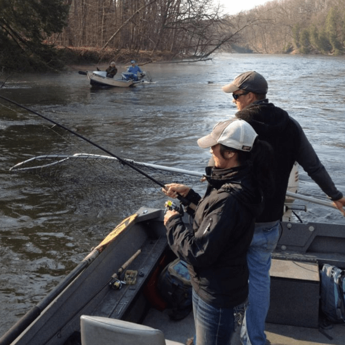 fly fishing Muskegon River