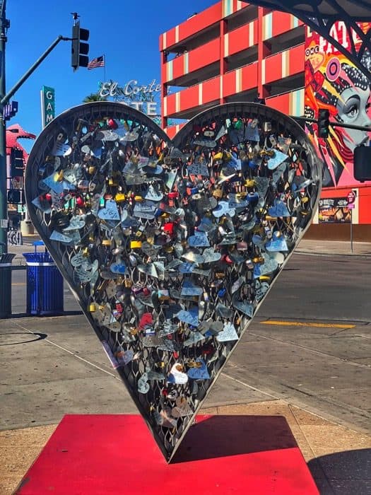 heart with locks downtown container park