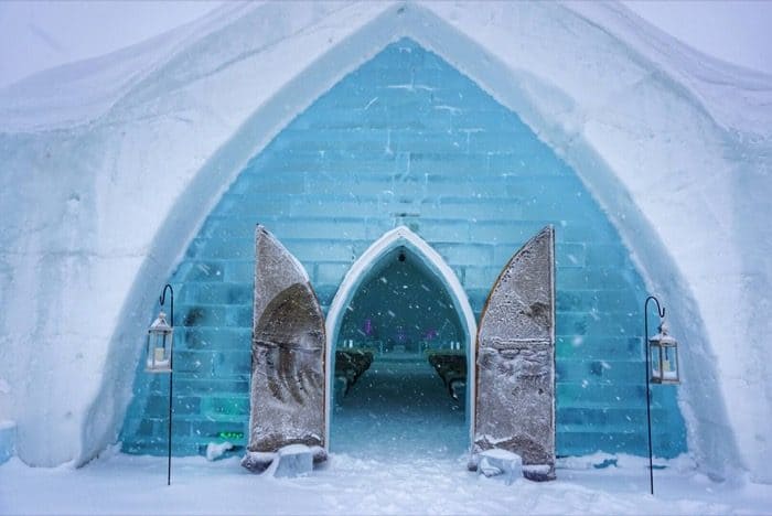 Chapel at Hotel de Glace Ice Hotel 