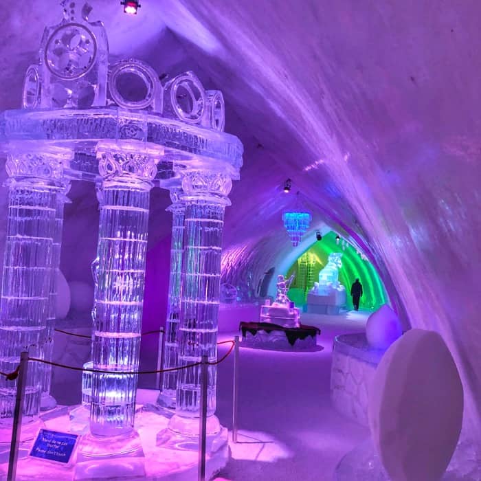 Ice Sculpture at Hotel de Glace