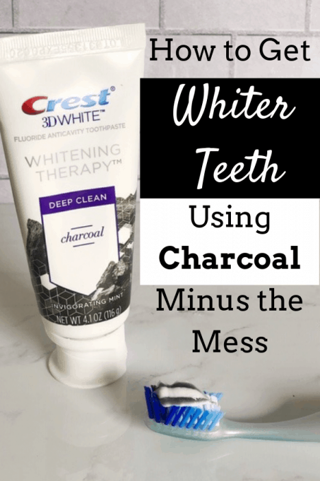How to Get Whiter Teeth Using Charcoal Minus the Mess with Crest