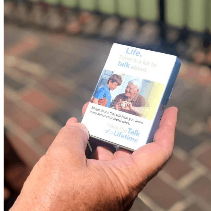 Have the talk of a lifetime conversation cards