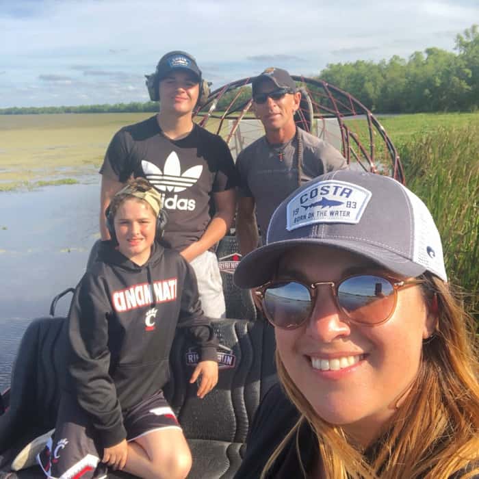 Airboat tour with RJ Molinere of History Channel’s Swamp People
