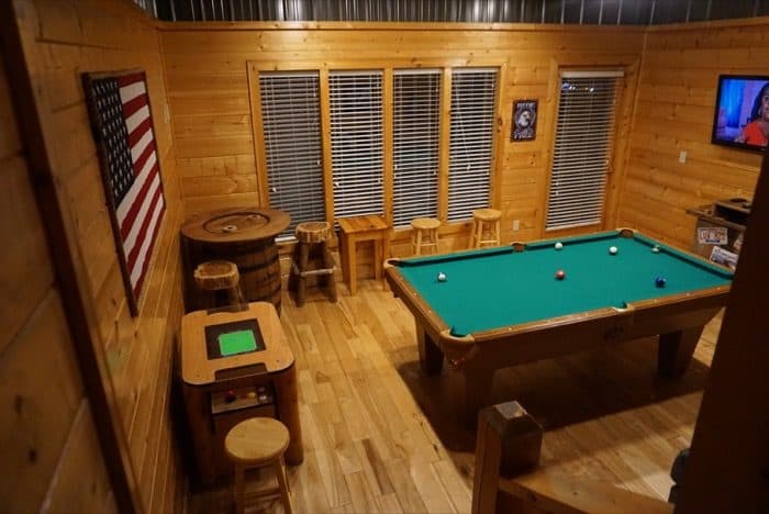 game room Eagles on High Pigeon Forge